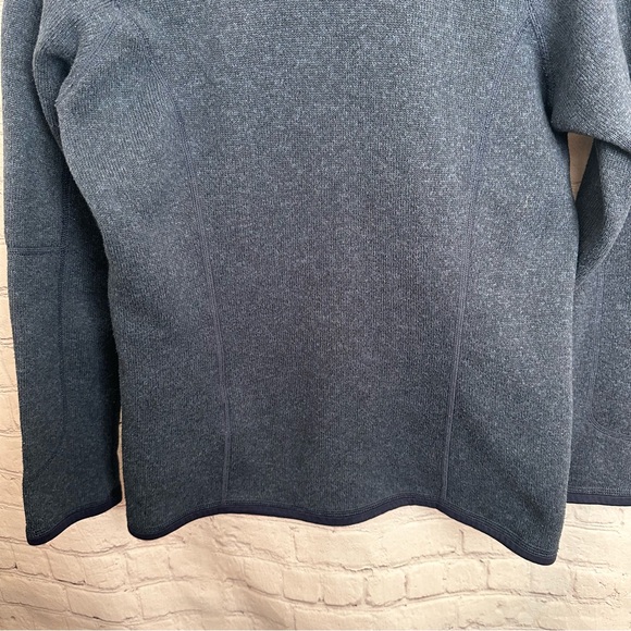 Patagonia Better Sweater 1/4 Zip Women Size XS Navy Blue Fleece Pullover Jacket - Picture 6 of 8